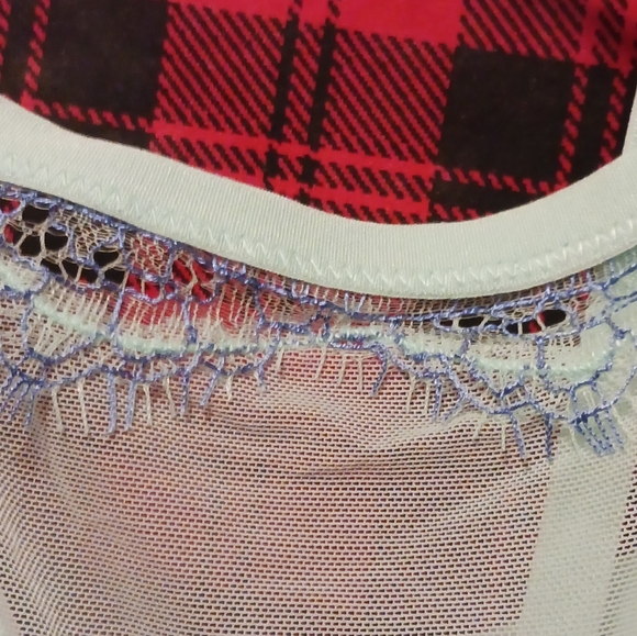 Never worn Victoria Secret blue split front baby doll lingerie size 36C 2 piece - Picture 5 of 11